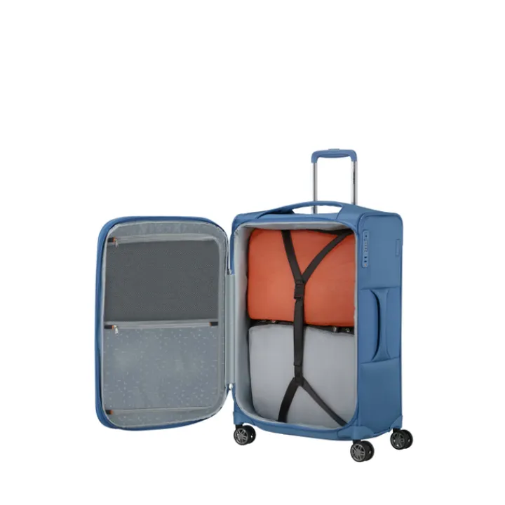Reistrolleys|Reiskoffers>Samsonite Re-Lite Spinner 67/24 Exp capri blue