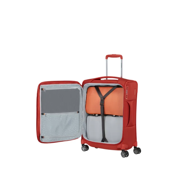 Handbagage Trolleys|Laptop Trolleys>Samsonite Re-Lite Spinner 55/20 Exp poppy red