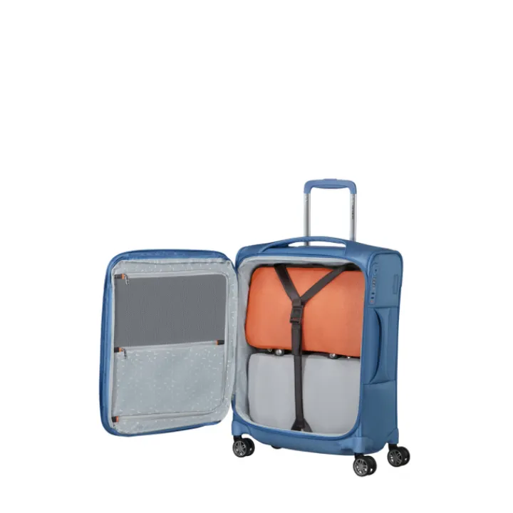 Handbagage Trolleys|Laptop Trolleys>Samsonite Re-Lite Spinner 55/20 Exp capri blue