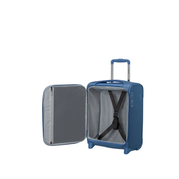 Transavia Trolleys|Handbagage Trolleys>Samsonite Re-Lite Upright 45/16 Underseater capri blue