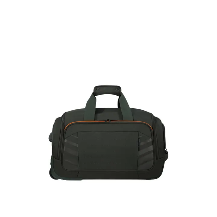 Handbagage Reistassen|Heren Reistassen>Samsonite Respark Duffle/Wheels 55 forest green/orange