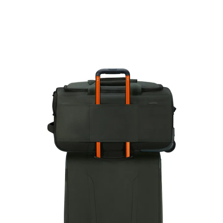 Handbagage Reistassen|Heren Reistassen>Samsonite Respark Duffle/Wheels 55 forest green/orange