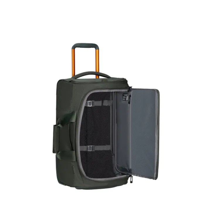Handbagage Reistassen|Heren Reistassen>Samsonite Respark Duffle/Wheels 55 forest green/orange