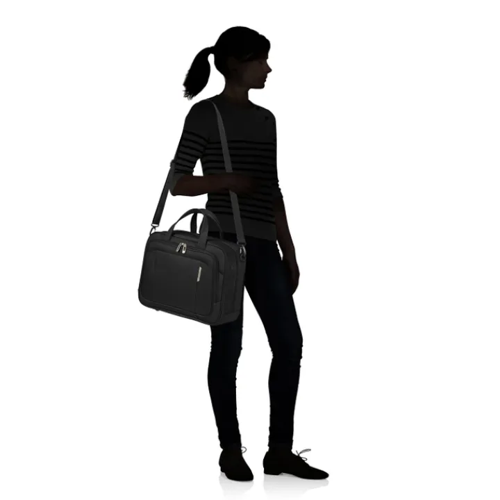Herentassen|15.6 Inch Laptoptassen>Samsonite Respark Laptop Shoulder Bag ozone black