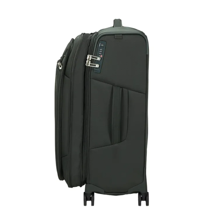 Reistrolleys|Reiskoffers>Samsonite Respark Spinner 67 Expandable forest green