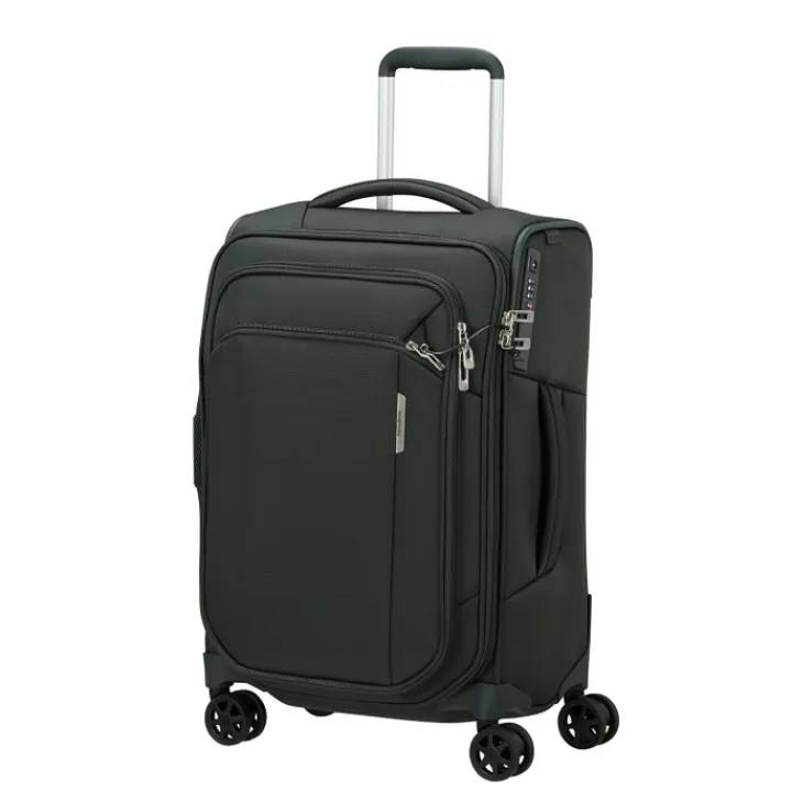 Handbagage Trolleys|Laptop Trolleys>Samsonite Respark Spinner 55/35 Expandable forest green