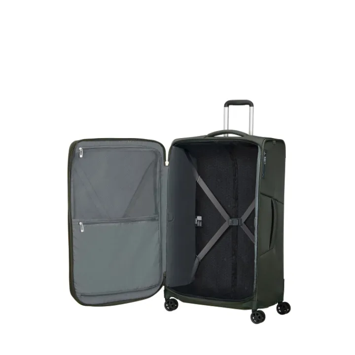 Reistrolleys|Reiskoffers>Samsonite Respark Spinner 79 Expandable forest green