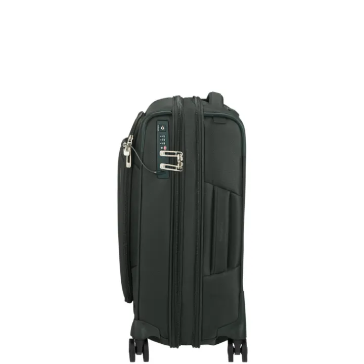 Transavia Trolleys|Handbagage Trolleys>Samsonite Respark Spinner 55 Exp DF forest green