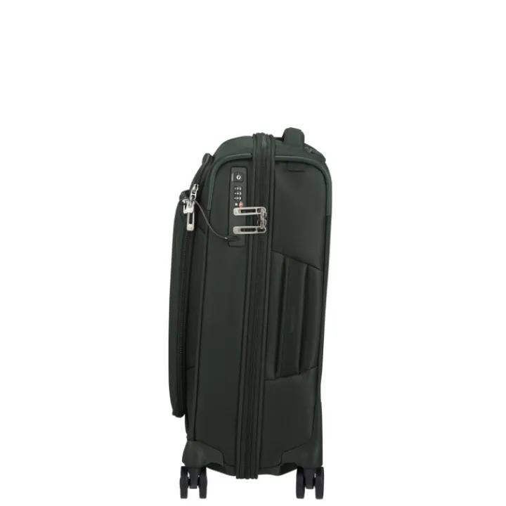 Transavia Trolleys|Handbagage Trolleys>Samsonite Respark Spinner 55 Exp DF forest green