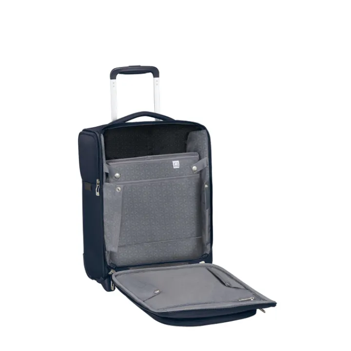Transavia Trolleys|Handbagage Trolleys>Samsonite Respark Upright 45 Underseater midnight blue