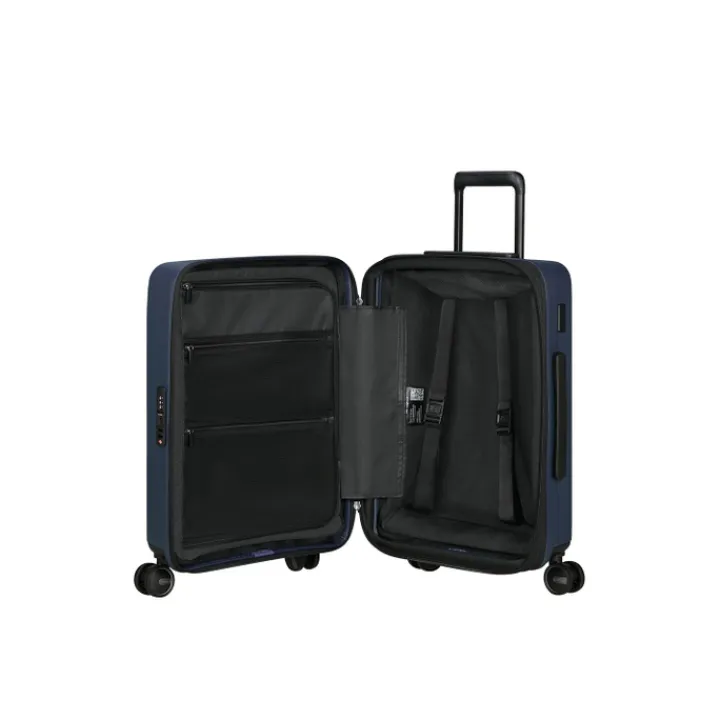 Transavia Trolleys|Ryanair Trolleys>Samsonite Restackd Spinner 55 EXP midnight