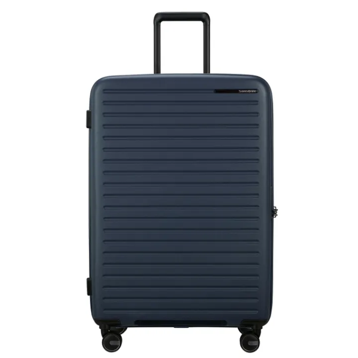 Reistrolleys|Harde Koffers>Samsonite Restackd Spinner 75 EXP midnight