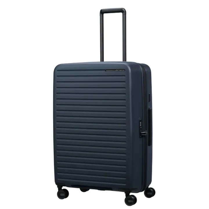 Reistrolleys|Harde Koffers>Samsonite Restackd Spinner 75 EXP midnight
