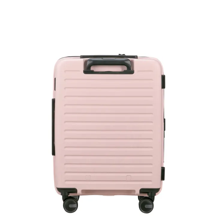 Transavia Trolleys|Handbagage Trolleys>Samsonite Restackd Spinner 55 EXP Easy Acces rose