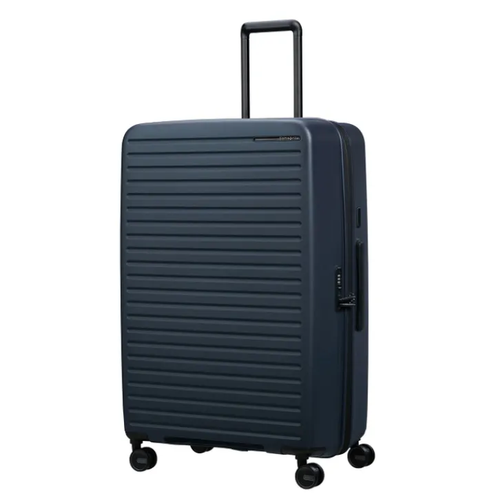 Reistrolleys|Reiskoffers>Samsonite Restackd Spinner 81 EXP midnight