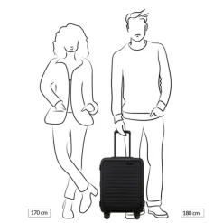 Transavia Trolleys|Handbagage Trolleys>Samsonite Restackd Spinner 55 EXP Easy Acces midnight