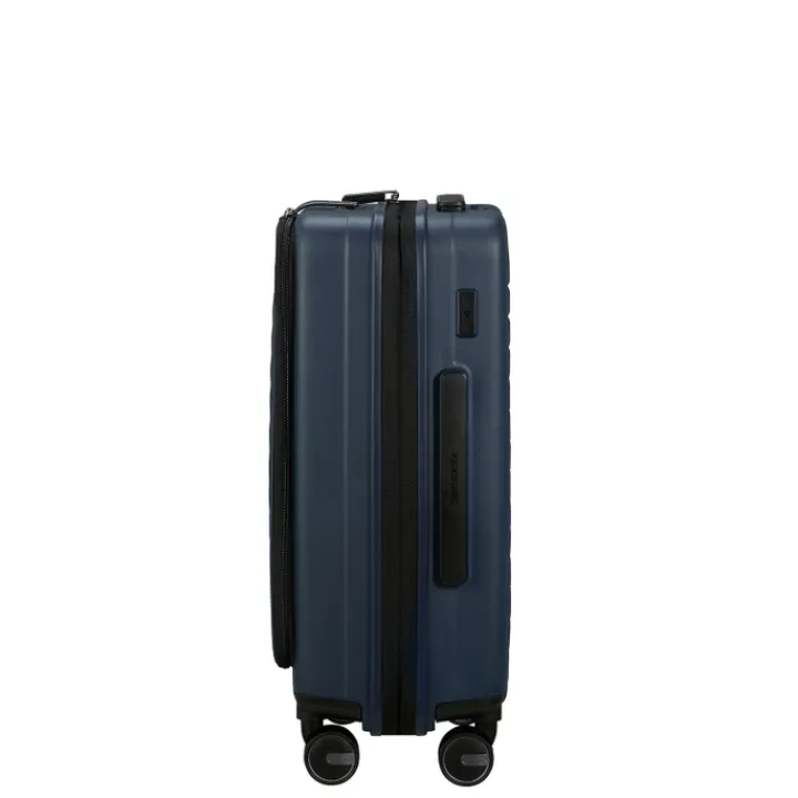 Transavia Trolleys|Handbagage Trolleys>Samsonite Restackd Spinner 55 EXP Easy Acces midnight