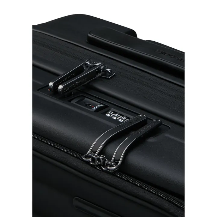 Transavia Trolleys|Handbagage Trolleys>Samsonite Restackd Spinner 55 EXP Easy Acces black