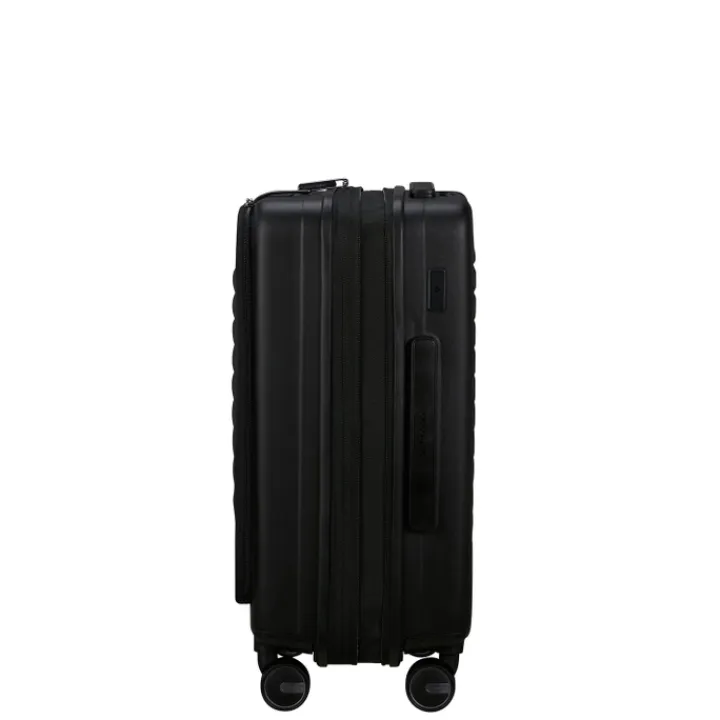 Transavia Trolleys|Handbagage Trolleys>Samsonite Restackd Spinner 55 EXP Easy Acces black