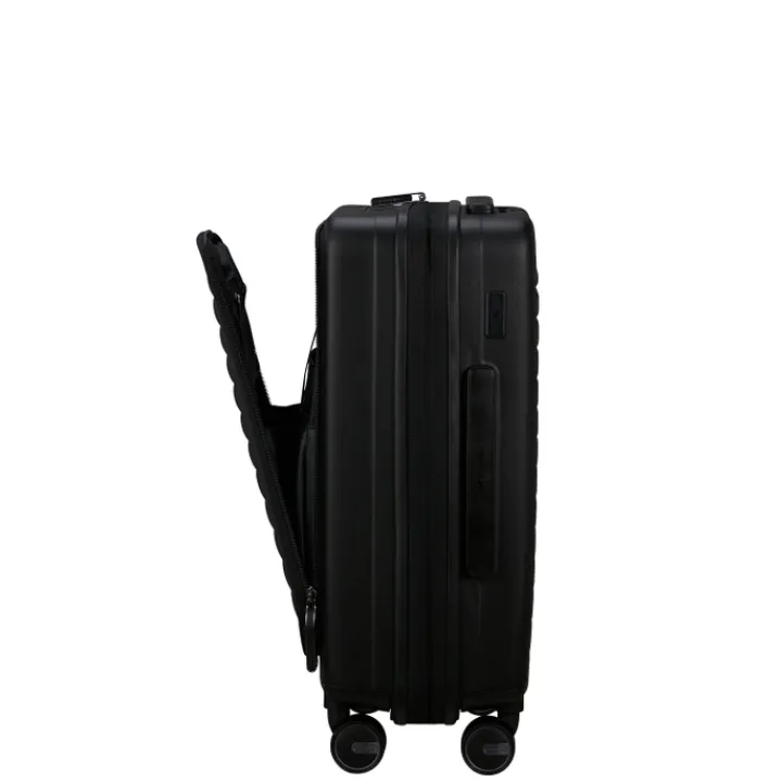Transavia Trolleys|Handbagage Trolleys>Samsonite Restackd Spinner 55 EXP Easy Acces black