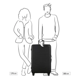 Reistrolleys|Reiskoffers>Samsonite Restackd Spinner 81 EXP black