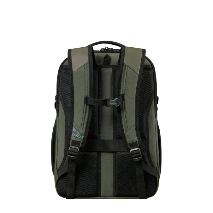 Kleine Reistassen|Handbagage Reistassen>Samsonite Roadseeker Laptop Backpack L Expandable dark olive