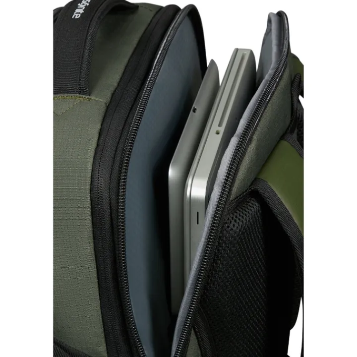 Kleine Reistassen|Handbagage Reistassen>Samsonite Roadseeker Laptop Backpack L Expandable dark olive