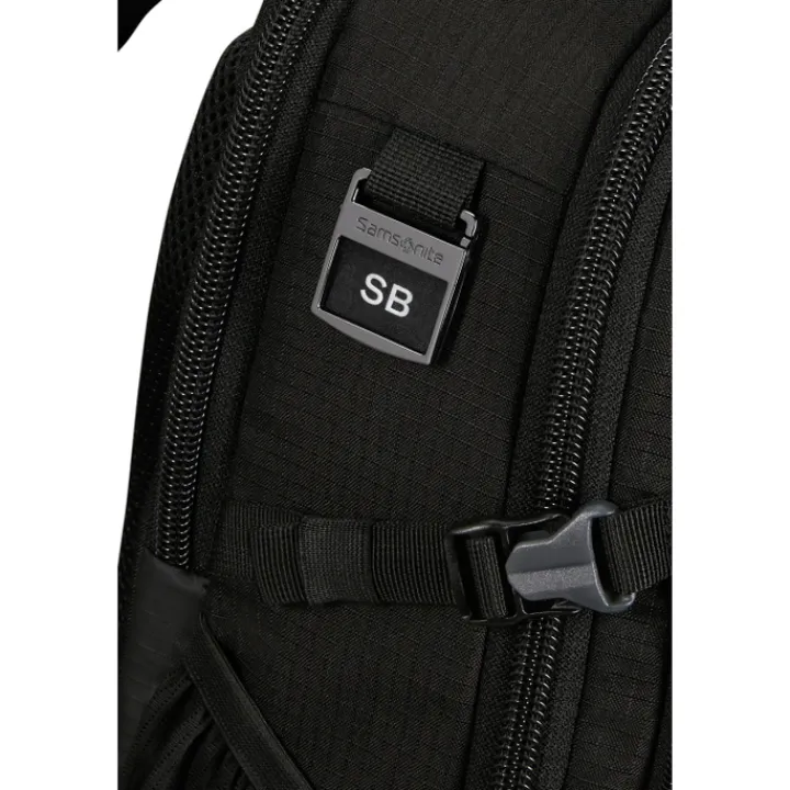 Kleine Reistassen|Handbagage Reistassen>Samsonite Roadseeker Laptop Backpack L Expandable deep black