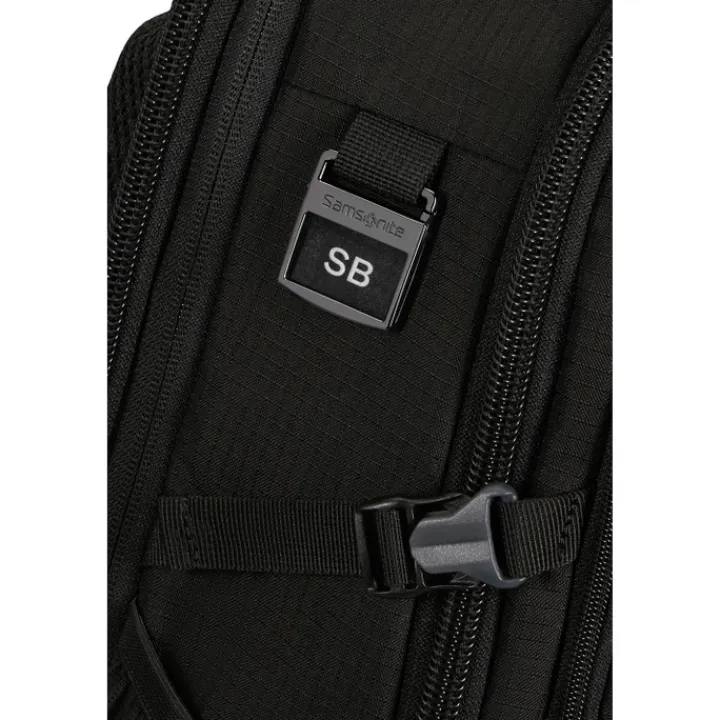 Kleine Reistassen|Handbagage Reistassen>Samsonite Roadseeker Laptop Backpack L Expandable deep black