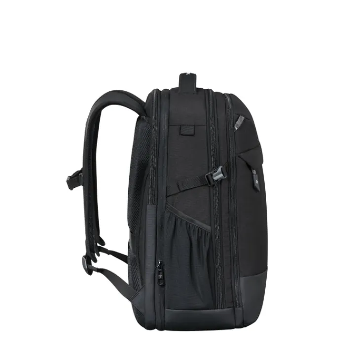 Kleine Reistassen|Handbagage Reistassen>Samsonite Roadseeker Laptop Backpack L Expandable deep black