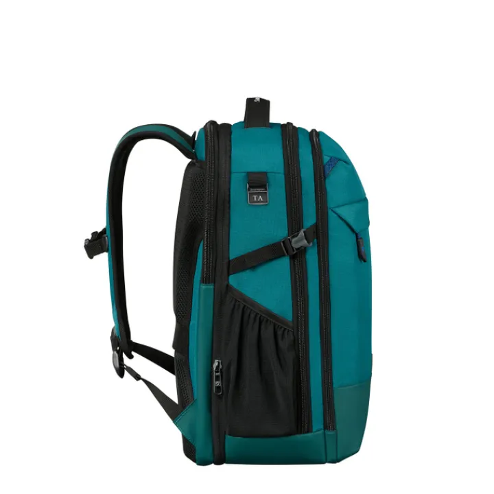 Kleine Reistassen|Handbagage Reistassen>Samsonite Roadseeker Laptop Backpack L Expandable deep teal