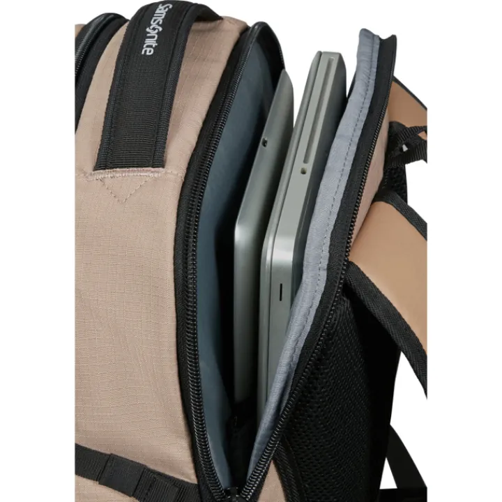 Heren Rugzakken|Dames Rugzakken>Samsonite Roadseeker Laptop Backpack M dune
