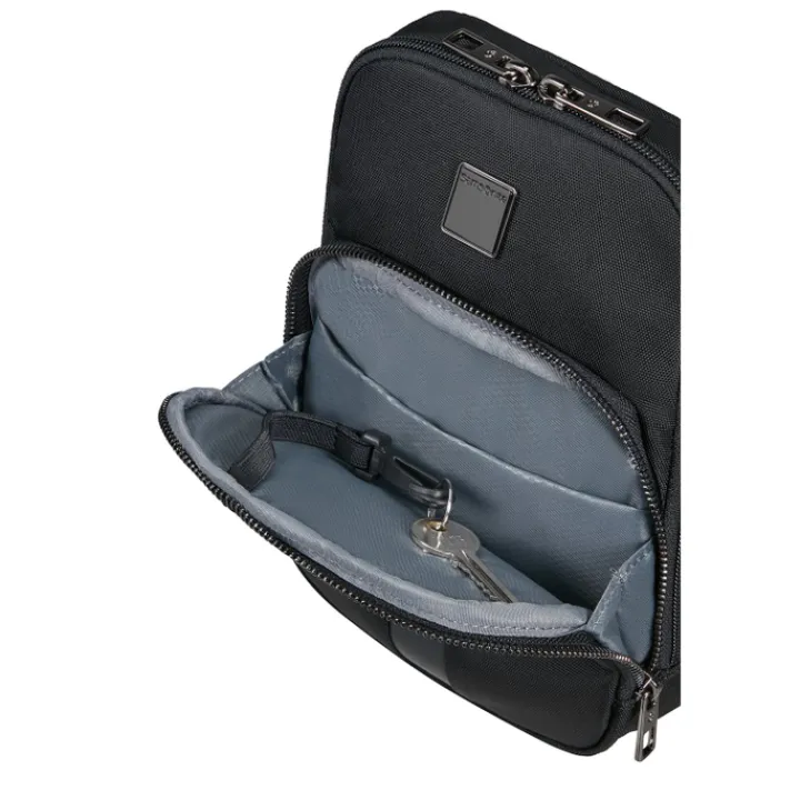 Schoudertassen|Crossbody>Samsonite Sacksquare Crossover S 7.9" black