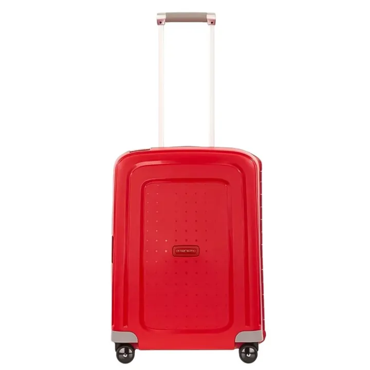 Transavia Trolleys|Ryanair Trolleys>Samsonite S'Cure Spinner 55 crimson red