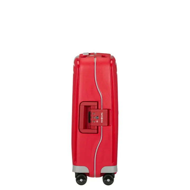 Transavia Trolleys|Ryanair Trolleys>Samsonite S'Cure Spinner 55 crimson red