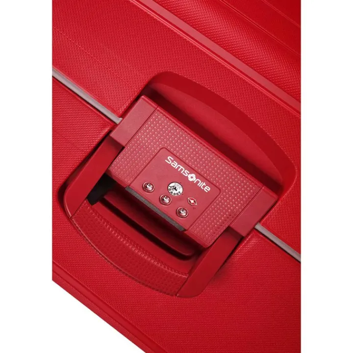 Transavia Trolleys|Ryanair Trolleys>Samsonite S'Cure Spinner 55 crimson red