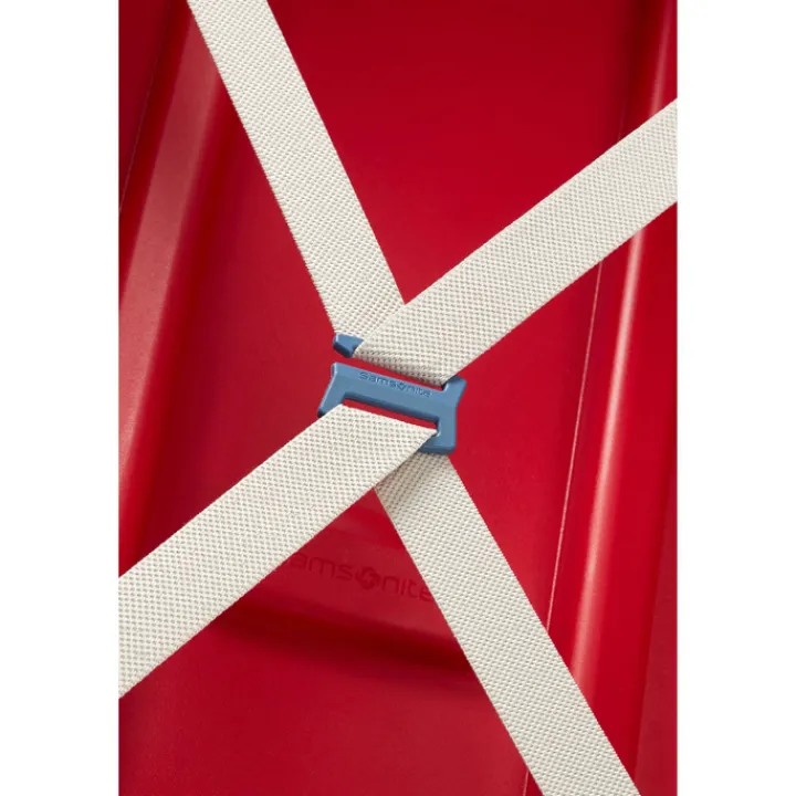 Transavia Trolleys|Ryanair Trolleys>Samsonite S'Cure Spinner 55 crimson red