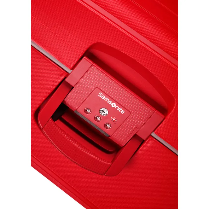 Transavia Trolleys|Ryanair Trolleys>Samsonite S'Cure Spinner 55 crimson red