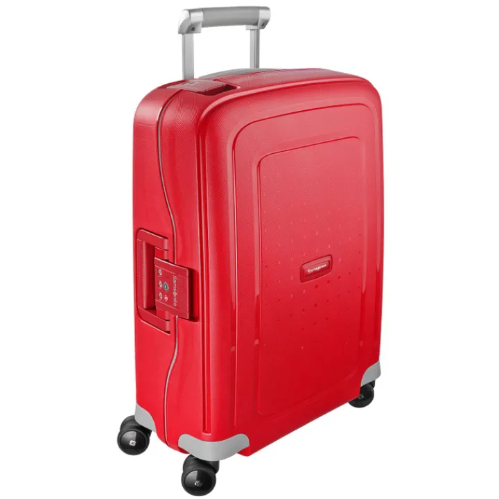 Transavia Trolleys|Ryanair Trolleys>Samsonite S'Cure Spinner 55 crimson red