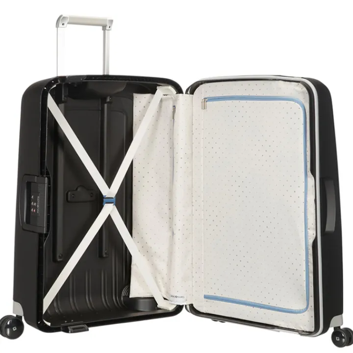 Reiskoffers|Koffersets>Samsonite S'Cure Spinner 75 Set van 2 black
