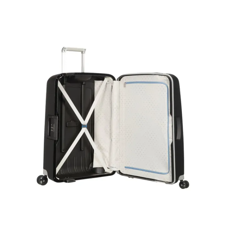 Reistrolleys|Reiskoffers>Samsonite S'Cure Spinner 75 black