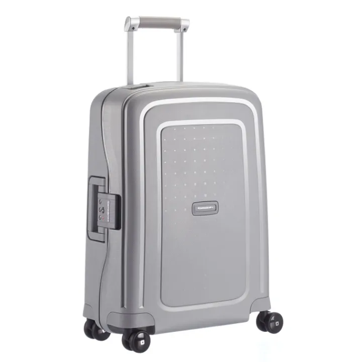 Transavia Trolleys|Ryanair Trolleys>Samsonite S'Cure Spinner 55 silver