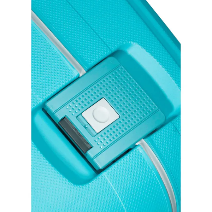 Reiskoffers|Koffersets>Samsonite S'Cure Spinner 55 + 75 Set aqua blue