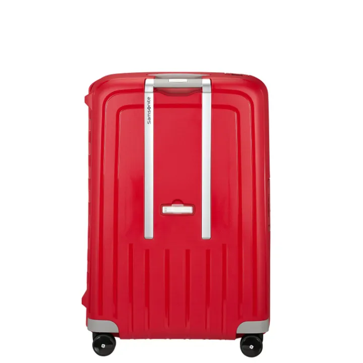 Reistrolleys|Reiskoffers>Samsonite S'Cure Spinner 75 crimson red