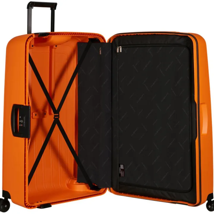 Reistrolleys|Reiskoffers>Samsonite S'Cure Spinner 81 apricot