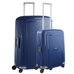 Reiskoffers|Koffersets>Samsonite S'Cure Spinner 55 + 75 Set dark blue