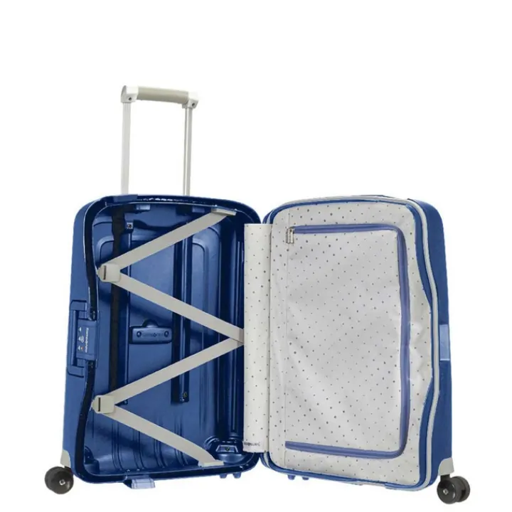 Transavia Trolleys|Ryanair Trolleys>Samsonite S'Cure Spinner 55 dark blue