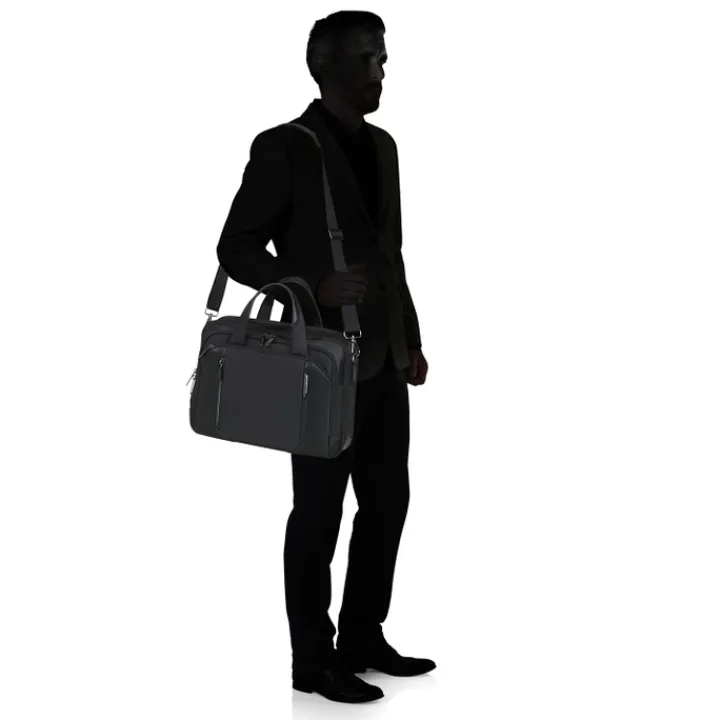Herentassen|Laptop Schoudertassen>Samsonite Spectrolite 4.0 Laptop Briefcase 14.1" black