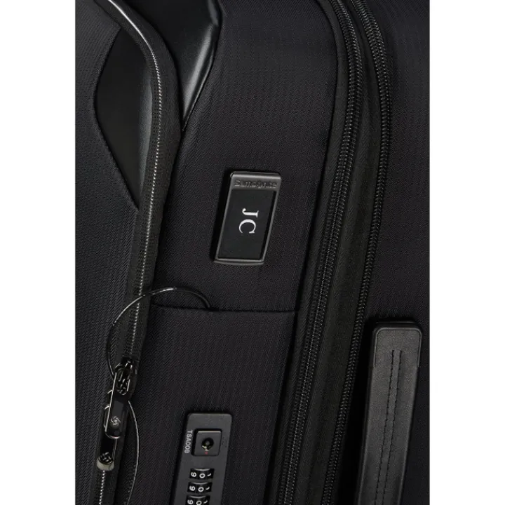 Transavia Trolleys|Handbagage Trolleys>Samsonite Splendix Spinner 55 DF EXP black