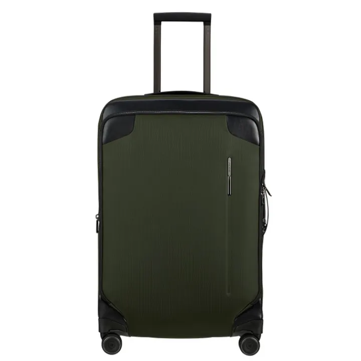 Reistrolleys|Reiskoffers>Samsonite Splendix Spinner 67 DF EXP green/black